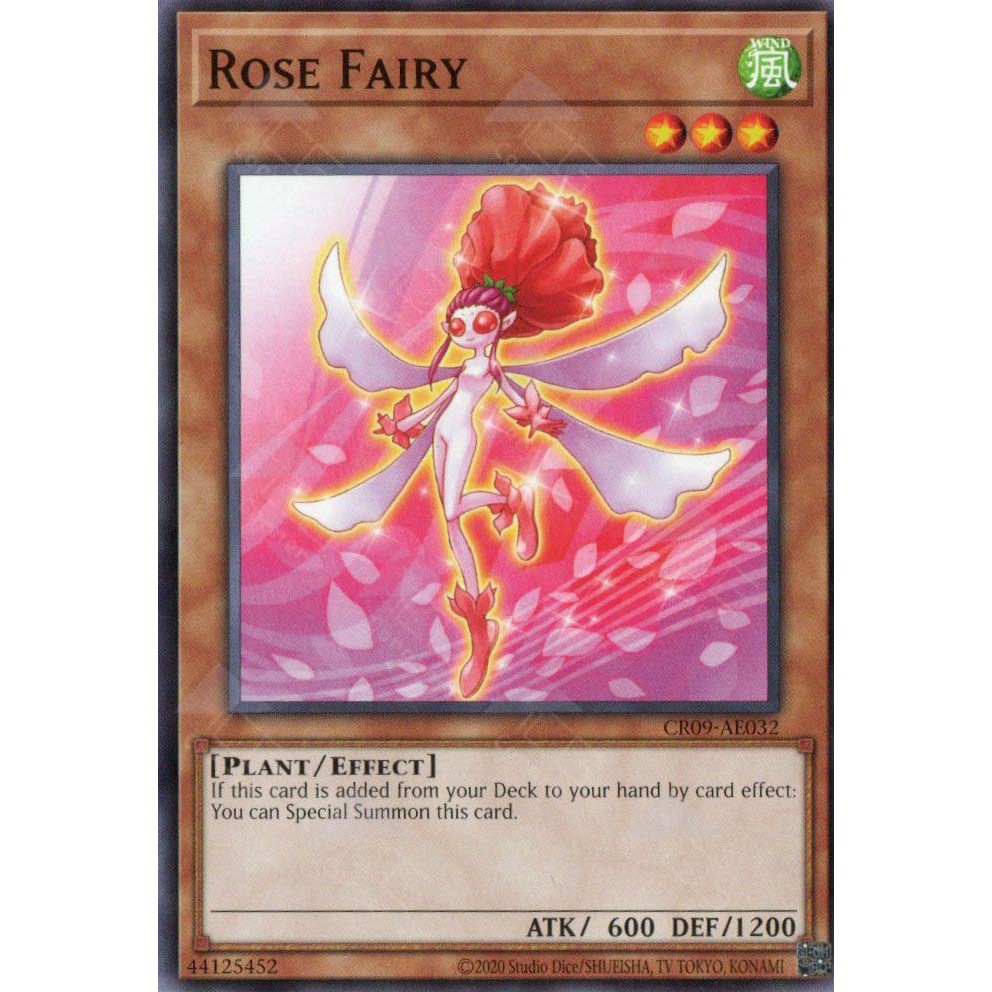 [ การ์ด Yugioh ของแท้ ] CR09-AE032 Rose Fairy - ทั่วไป