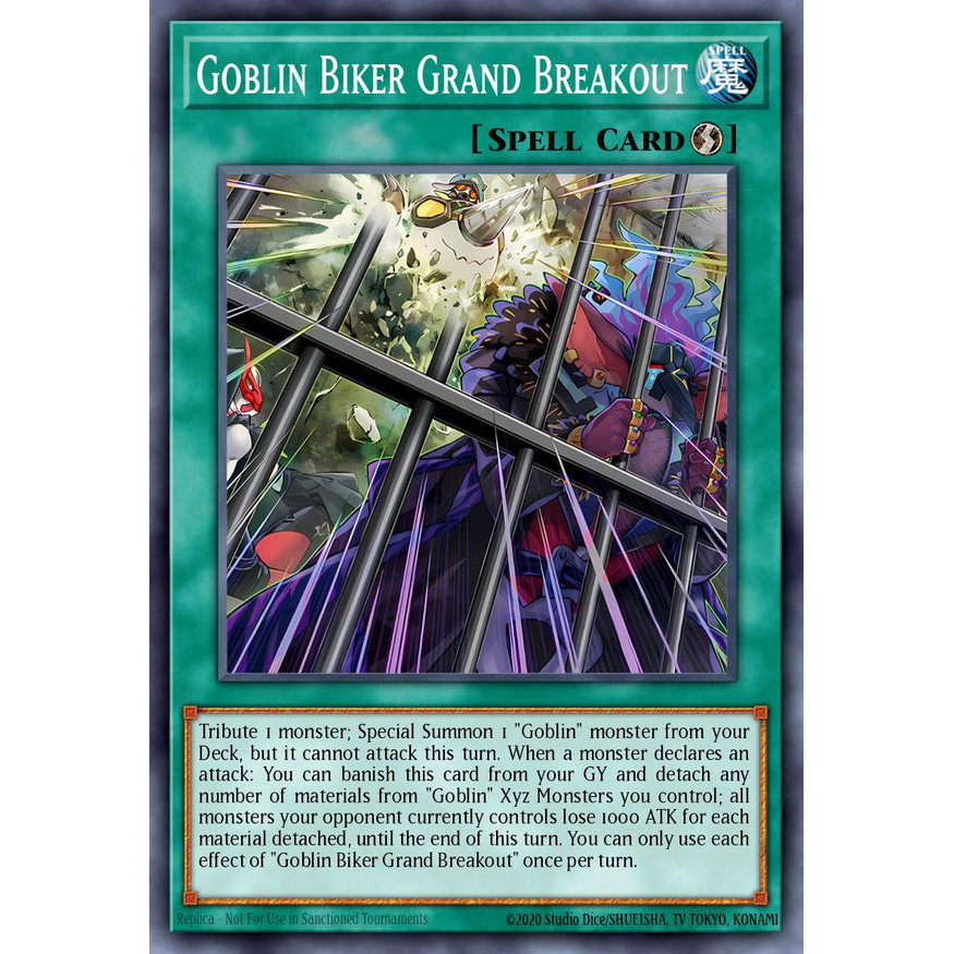 [Yugioh Funny Shop] การ์ด 1 ใบ MP25-EN251 - Goblin Biker Grand Breakout - Ultra Rare