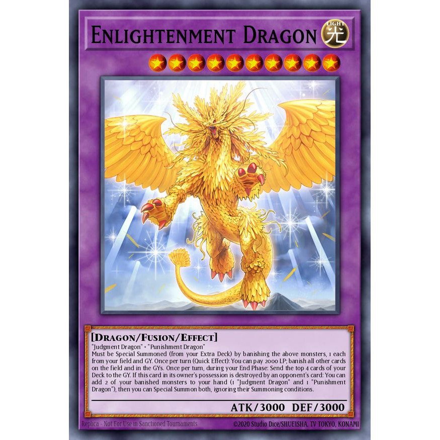 [Yugioh Funny Shop] การ์ด 1 ใบ MP25-EN189 - Enlightenment Dragon - Ultra Rare