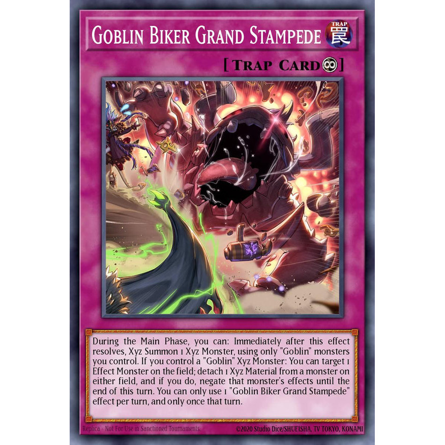 [Yugioh Funny Shop] การ์ด 1 ใบ MP25-EN173 - Goblin Biker Grand Stampede - Ultra Rare - 2025