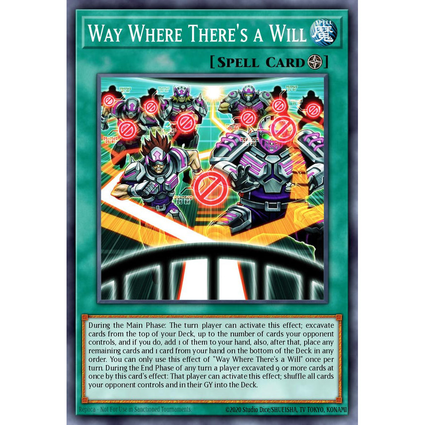 [Yugioh Funny Shop] การ์ด 1 ใบ MP25-EN199 - Way Where The Will - Ultra Rare