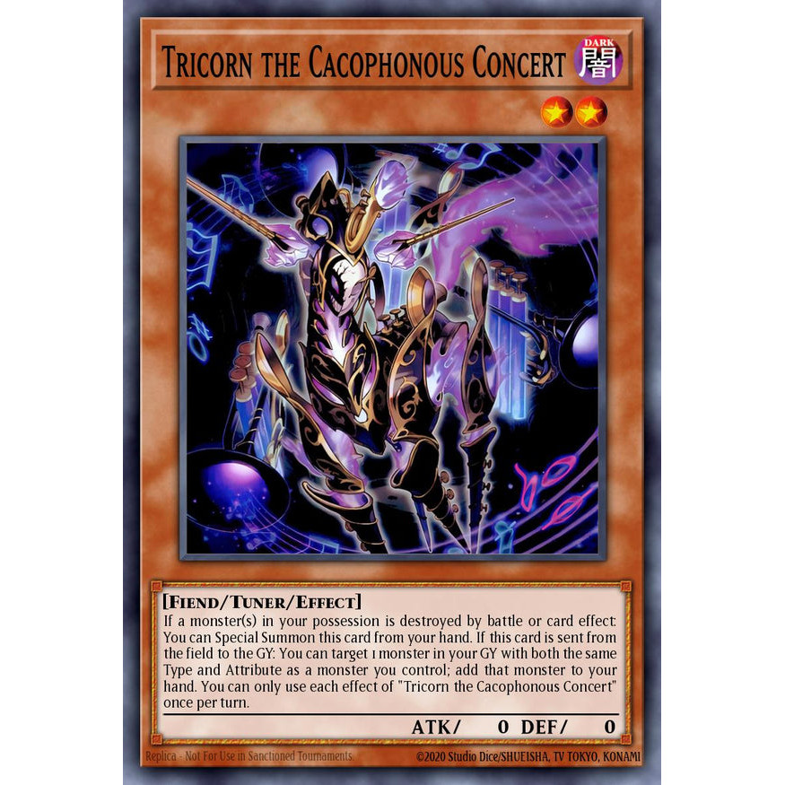 [Yugioh Funny Shop] การ์ด MP25-EN331 - Tricorn the Cacophonous Concert