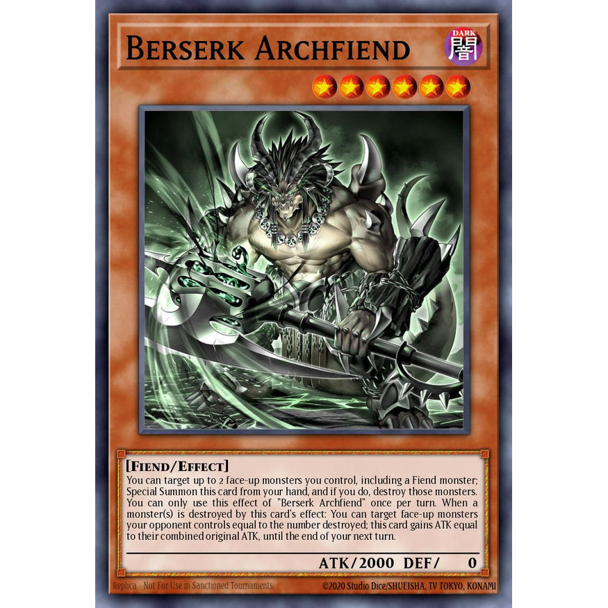 [Yugioh Funny Shop] การ์ด MP25-EN309 - Berserk Archfiend - ทั่วไป