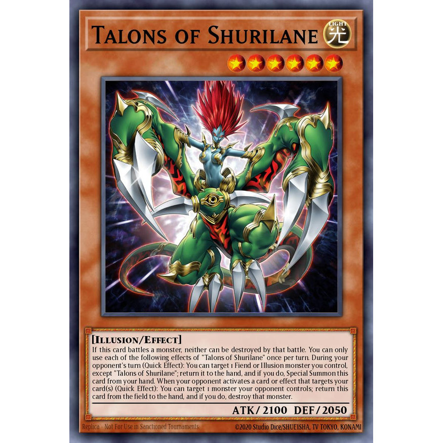 [Yugioh Funny Shop] การ์ด MP25-EN347 - Talons of Shurilane - ทั่วไป