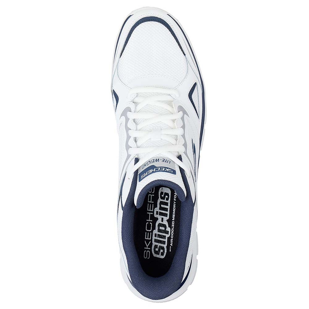 Skechers สเก็ตเชอร์ส รองเท้าลำลองผู้ชาย Men Slip-ins Sport Track Ezral Casual Shoes - 233039-WNV Air-Cooled Memory Foam - รูปที่ 3