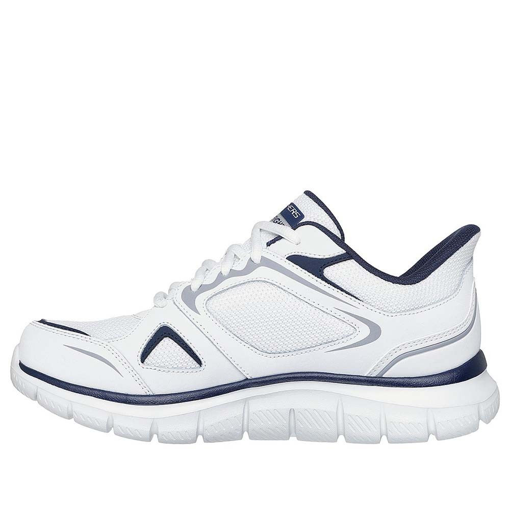 Skechers สเก็ตเชอร์ส รองเท้าลำลองผู้ชาย Men Slip-ins Sport Track Ezral Casual Shoes - 233039-WNV Air-Cooled Memory Foam - รูปที่ 5