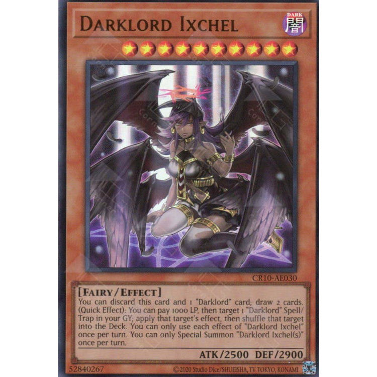 การ์ด Yugioh! - CR10-AE030 - Darklord Ixchel