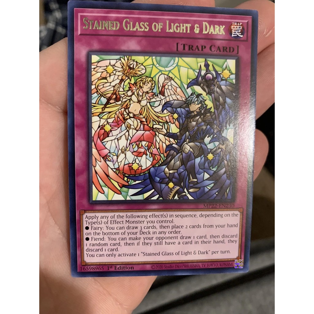การ์ด Yugioh! - MP22-EN230 - Stained Glass of Light & Dark