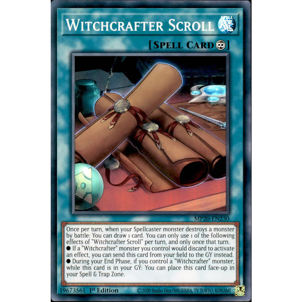 การ์ด Yugioh! - MP20-EN230 - บทเลื่อนเวทมนตร์